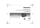 Panasonic H-F007014E Le manuel du propriétaire