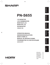 Sharp PN-S655 Manuel utilisateur
