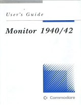 Commodore 1942 Manuel utilisateur