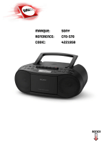 Sony CFD-S70 Le manuel du propriétaire