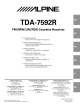 Alpine TDA-7592R Le manuel du propriétaire