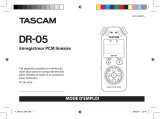 Tascam DR-05 Le manuel du propriétaire