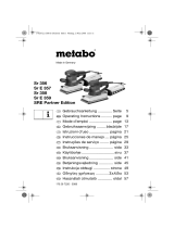 Metabo SR 356 Mode d'emploi