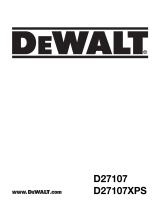 DeWalt D27107 Manuel utilisateur