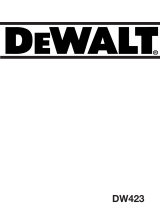 DeWalt DW423 T 3 Le manuel du propriétaire