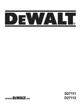DeWalt D27112 Le manuel du propriétaire
