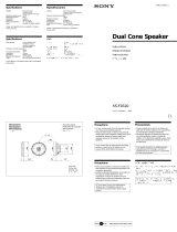 Sony XS-F1610 Mode d'emploi