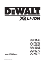DeWalt DCH143 Manuel utilisateur
