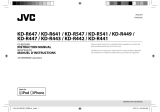JVC KD-R442E Le manuel du propriétaire