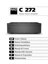 NAD C 272 Manuel utilisateur