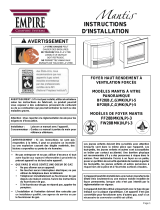 American Hearth Mantis Fireplace s French (FF28BM, FI28BM, FP28BM) Guide d'installation
