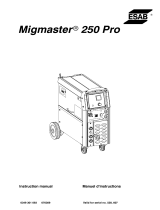 ESAB Migmaster® 250 Pro Manuel utilisateur