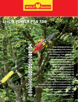 Wolf Garten Li-ION POWER PSA 700 Le manuel du propriétaire