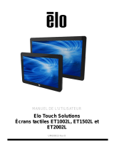 Elo 2002L 20" Touchscreen Monitor Mode d'emploi