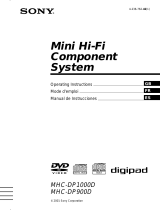 Sony MHC-DP900D Mode d'emploi