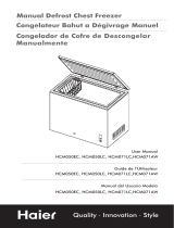 Haier HCM050EC - 5.0 cu. Ft. Capacity Freezer Manuel utilisateur