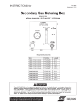 ESAB Secondary Gas Metering Box Troubleshooting instruction