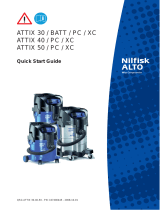 Nilfisk-ALTO ATTIX 30 BATT Guide de démarrage rapide