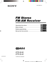 Sony STR-SL40 Manuel utilisateur