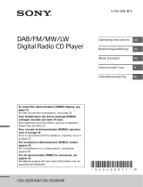 Sony CDX-3201DAB Le manuel du propriétaire