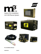 ESAB m3® plasma System Pre-Installation m3 CAN Plasma System Guide d'installation