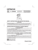 Hitachi C 12RSH2 Manuel utilisateur