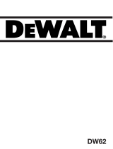DeWalt DW62 T 3 Manuel utilisateur