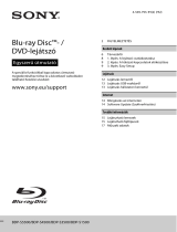 Sony BDP-S4500 Manuel utilisateur