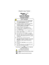 Megger LT7 Manuel utilisateur