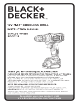 Black & Decker BDCD112-2 Manuel utilisateur