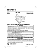 Hitachi CD7SA Manuel utilisateur