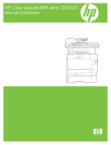 HP Color LaserJet CM2320 Multifunction Printer series Le manuel du propriétaire