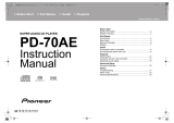 Pioneer PD-70AE Le manuel du propriétaire