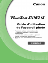 Canon Powershot SX150 IS Le manuel du propriétaire