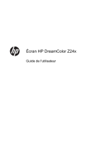 HP DreamColor Z24x Display Mode d'emploi