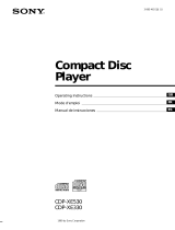 Sony CDP-XE330 Le manuel du propriétaire