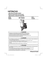 Hitachi NV 83A4 Instruction And Safety Manual