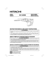 Hitachi DH50MB - 2" SDS Max Rotary Hammer Manuel utilisateur