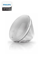 Philips HF3520 Wake-up Light Manuel utilisateur