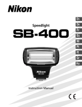 Nikon SB-400 Le manuel du propriétaire