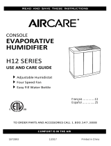Aircare H12600 Mode d'emploi