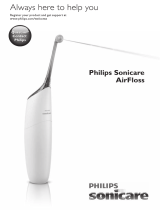 Philips HX8233 Sonicare AirFloss Manuel utilisateur