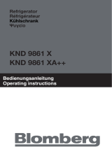 Blomberg KND 9861 XA++ Manuel utilisateur