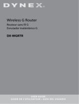 Dynex DX-WGRTR Wireless G Router Manuel utilisateur