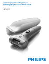 Philips Satinelle Ice Premium HP6517 Manuel utilisateur