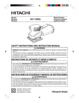 Hitachi SV 12SG Manuel utilisateur