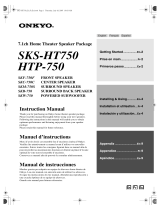 Panasonic SKS-HT750 Manuel utilisateur