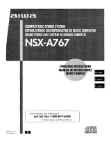 Aiwa CX-NA767 Operating Instructions Manual