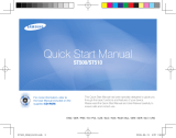 Samsung SAMSUNG ST510 Guide de démarrage rapide
