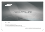Samsung SAMSUNG S1060 Guide de démarrage rapide